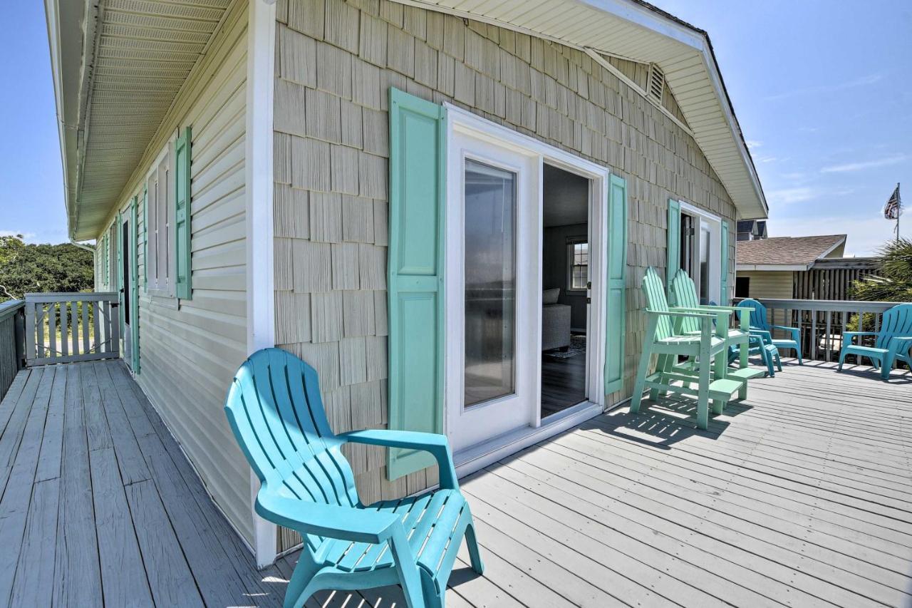 Oak Island Beach Abode With Deck Walk To Shore! Extérieur photo