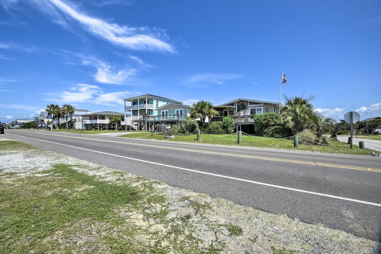 Oak Island Beach Abode With Deck Walk To Shore! Extérieur photo